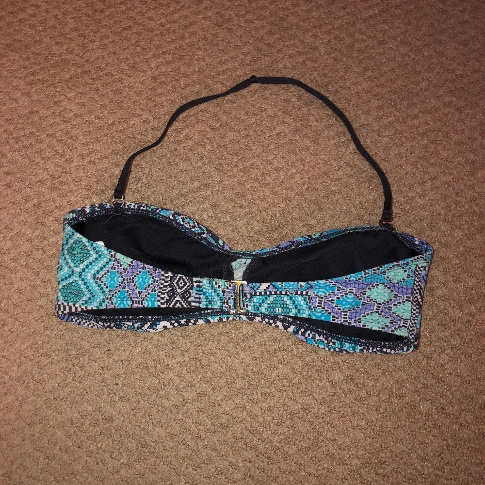 Strapless Bikini Top Patterned - Picture 2 of 3